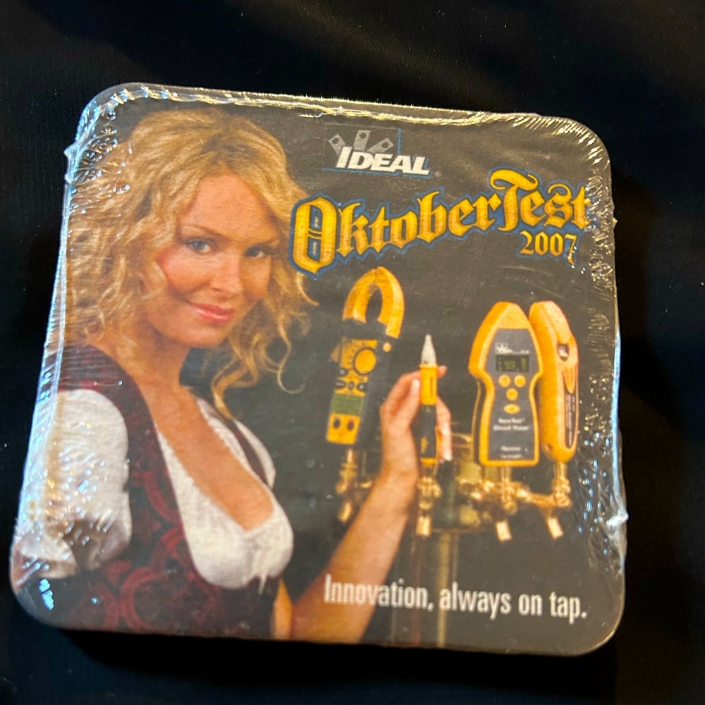 CLEARANCE 💜 2/5 Mix and Match coaster set for Oktoberfest 2007. By Ideal